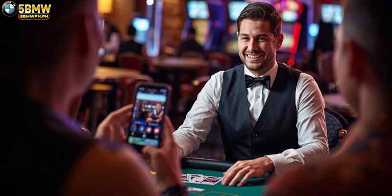 Live dealer interaction brings authenticity to the mobile casino, making players feel like they are in a real casino.